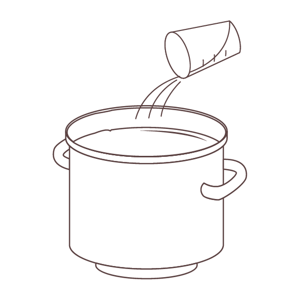 Measuring rice and water